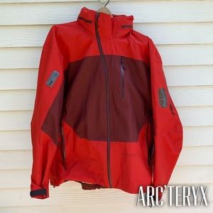 Arc'Teryx Red Sidewinder Shell Jacket